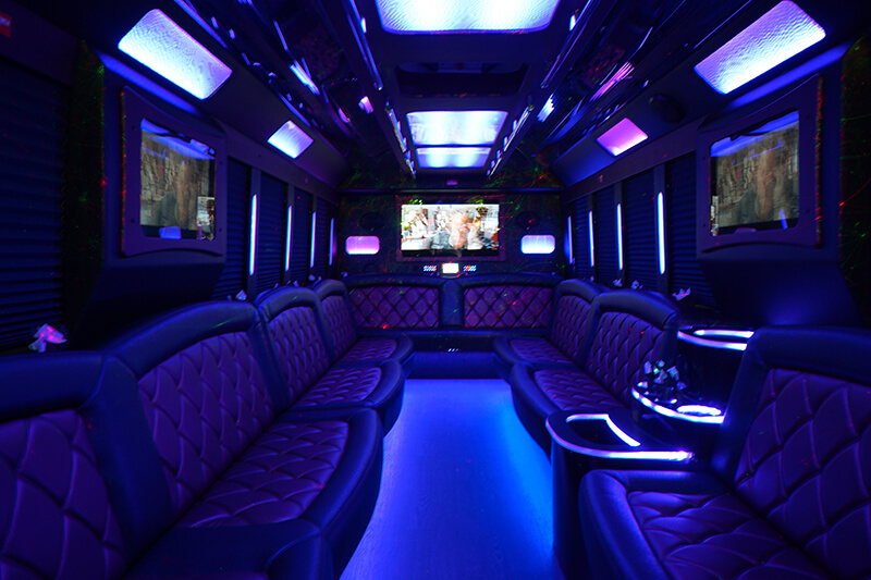 30-passenger limo bus